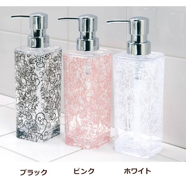 ClearRose クリアローズ アクリル シャンプーボトル 420ml