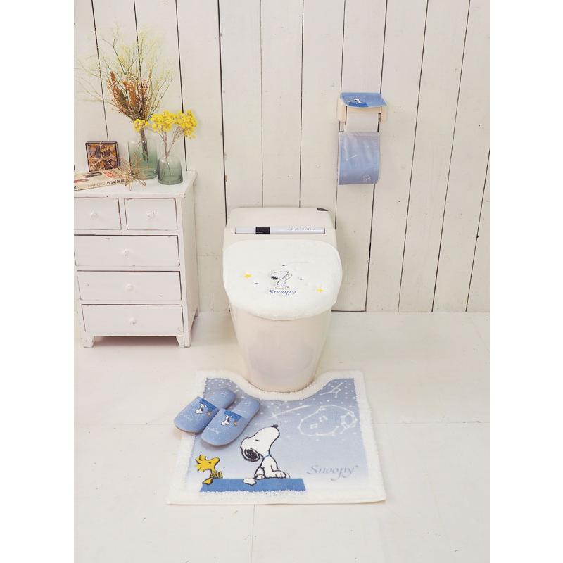 SNOOPY（スヌーピー） 星空 トイレマットとフタカバーのセット星空 60