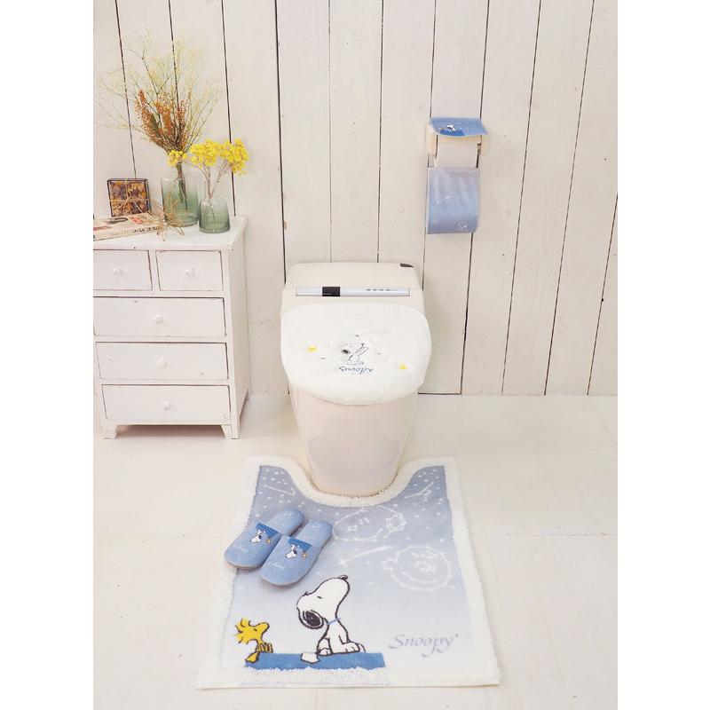 SNOOPY（スヌーピー） 星空 スヌーピートイレマット ロング星空 80×60
