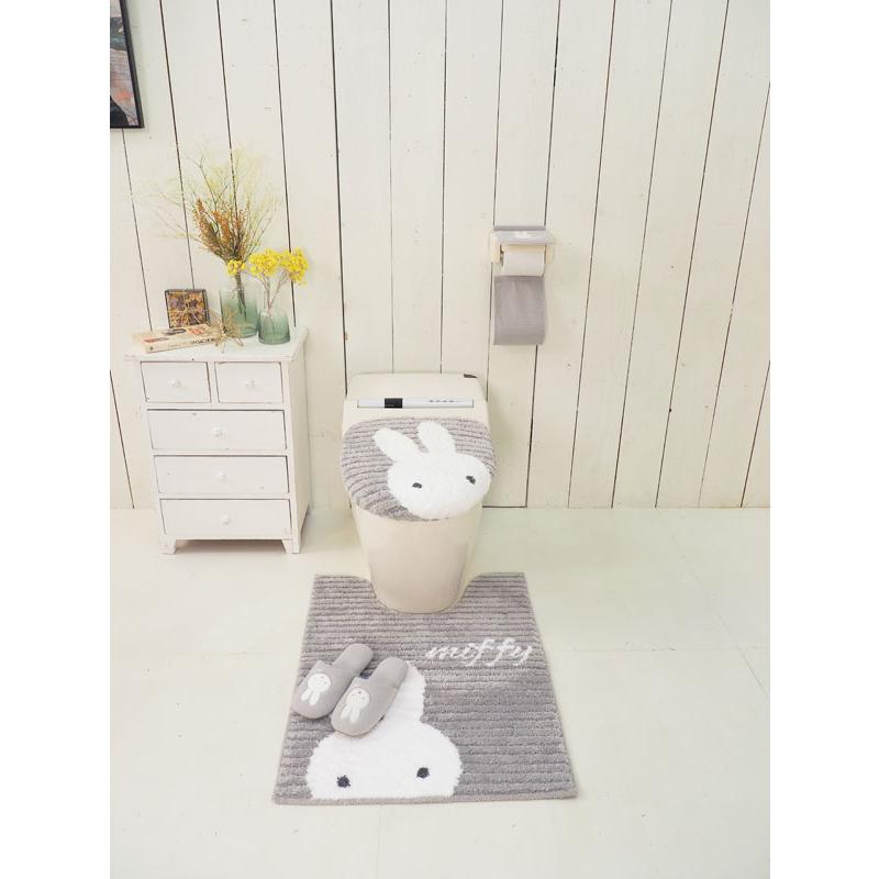 Miffy（ミッフィー） トイレマットとフタカバーのセット プリーマ