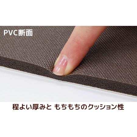 拭けるトイレマットロング へリング ドローレス 花柄 胴長サイズ 75×60cm PVC MATERIAL 抗菌 防臭 防カビ 防炎 撥水 はっ水 塩化ビニル樹脂 北欧｜beau-p｜06