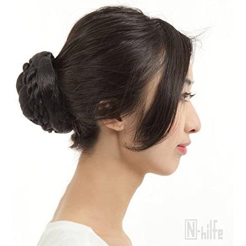 N Hilfe 編み込み シニヨン ネット 付き レディース ポイント ウィッグ お団子 つけ毛 髪飾り Be2c Beau Peuple 通販 Yahoo ショッピング