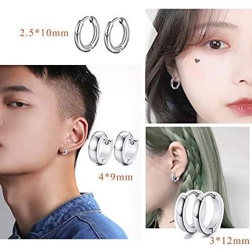 Fcz ピアス メンズ イヤリング フープピアス ステンレス 男性アクセサリー シルバー 6ペア12個セット 人気 かっこいい Be2c Beau Peuple 通販 Yahoo ショッピング