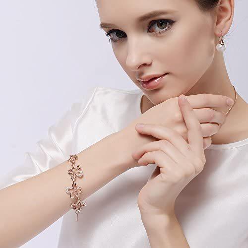 ブランドiuha 花模様モチーフ ブレスレット ジルコニア 変色防止 Be2c Beau Peuple 通販 Yahoo ショッピング