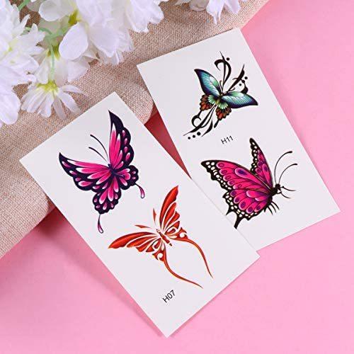Frcolor タトゥーシール 蝶 入れ墨シール タトゥーステッカー 刺青シール レディース 腕 足肩 背中 簡単に貼る Be2c Beau Peuple 通販 Yahoo ショッピング