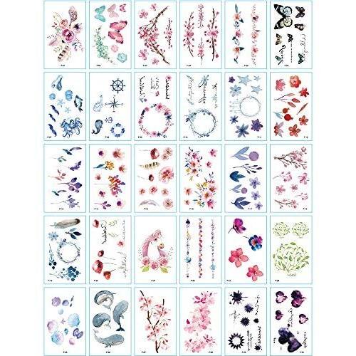 Yesallwas タトゥーシール 薔薇 赤 花 文字 小さめ 30枚セット かわいい 水彩 デザイン タトゥー リアル 防水 Be2c Beau Peuple 通販 Yahoo ショッピング