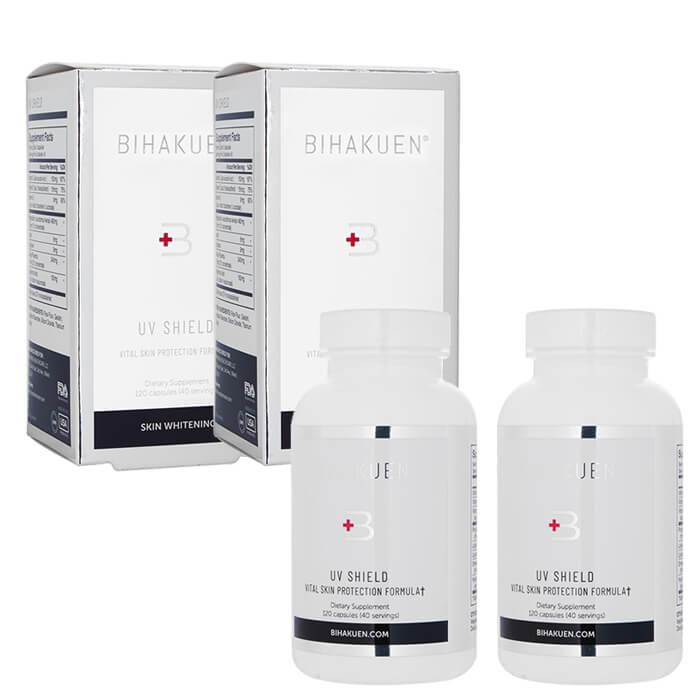 BIHAKUEN UVシールド120錠　2本セット UVシールド 120錠 2本セット UV Shield BIHAKUEN ビハクエン 日時指定