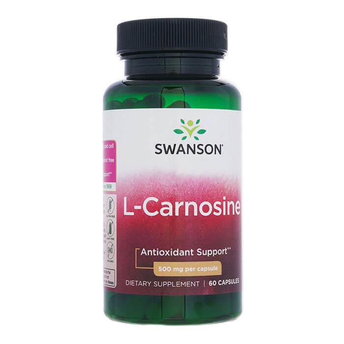 スワンソン L-カルノシン 500mg 60錠 1本 Swanson Carnosine 日時指定