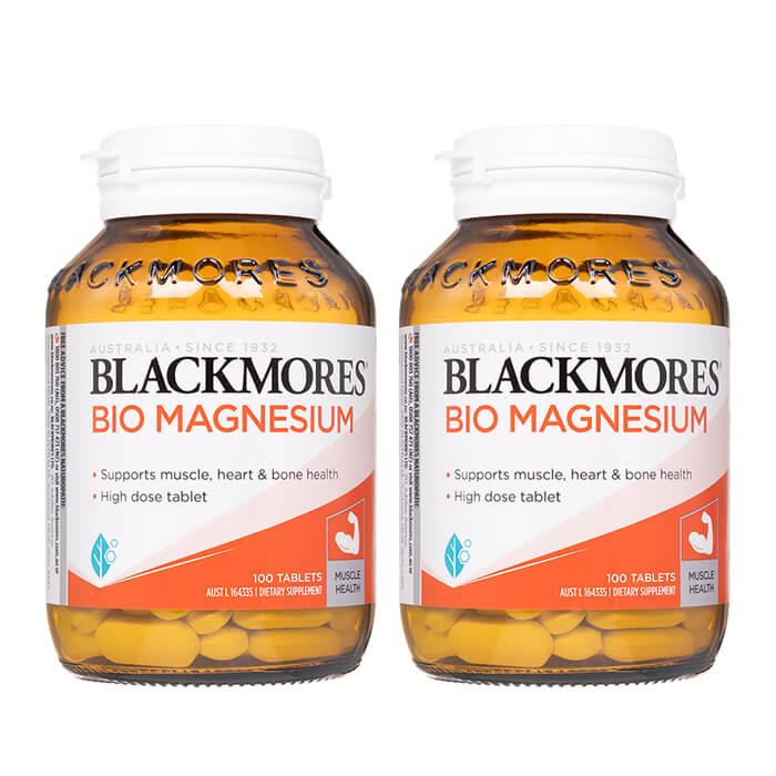 バイオマグネシウム 100錠　2本　ブラックモアズ　Blackmores  Bio Magnesium： 日時指定不可｜beau-store