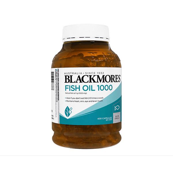 フィッシュオイル1000mg 400錠 1本 ブラックモアズ Blackmores Fish Oil オメガ3脂肪酸 天然魚由来 DHA