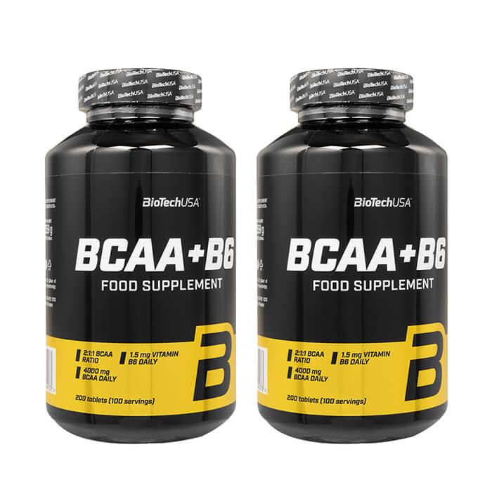 BIOTECH（バイオテック） BCAA＋B6 200錠 2本 BioTech USA社 分岐 