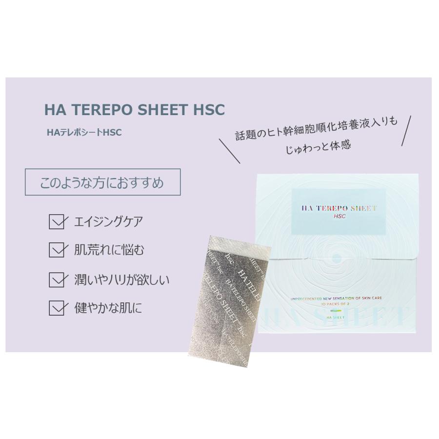 正規販売店 HAテレポシートHSC 2シート×10パック HA TEREPO SHEET HSC