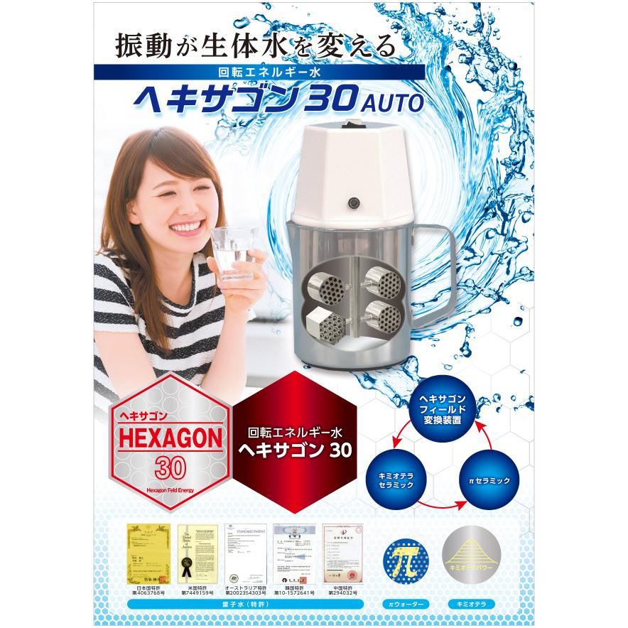 ヘキサゴン30 1L AUTO(自動回転タイプ)電動 高機能量子水 ヘキサゴン30 1L AUTO(自動回転タイプ)電動 高機能量子水