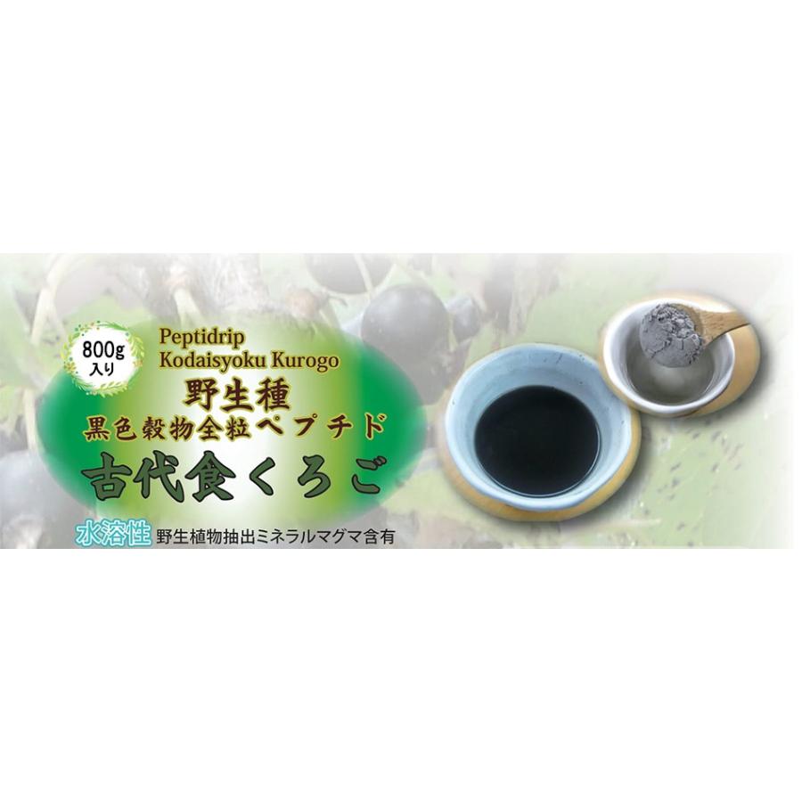 レビューで10%OFFクーポン進呈！正規販売店 古代食くろご 800g 1袋
