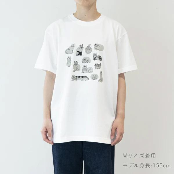 Lisa Larson リサラーソン スケッチねこたち Tシャツ レディース