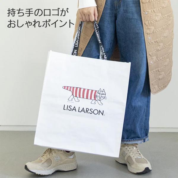Lisa Larson（リサラーソン） エコバッグ 大容量 軽量 おしゃれ 買い物