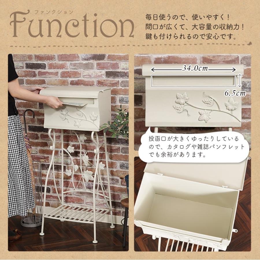不二貿易（Fuji Boeki） アンティークなデザインのスタンドポスト