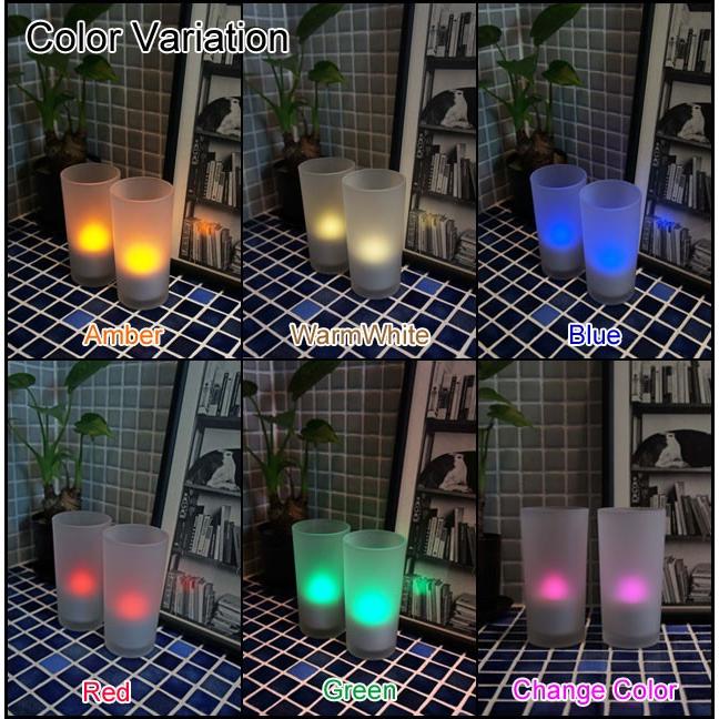 LEDキャンドル スマートキャンドル smartcandle 2ピース充電式 