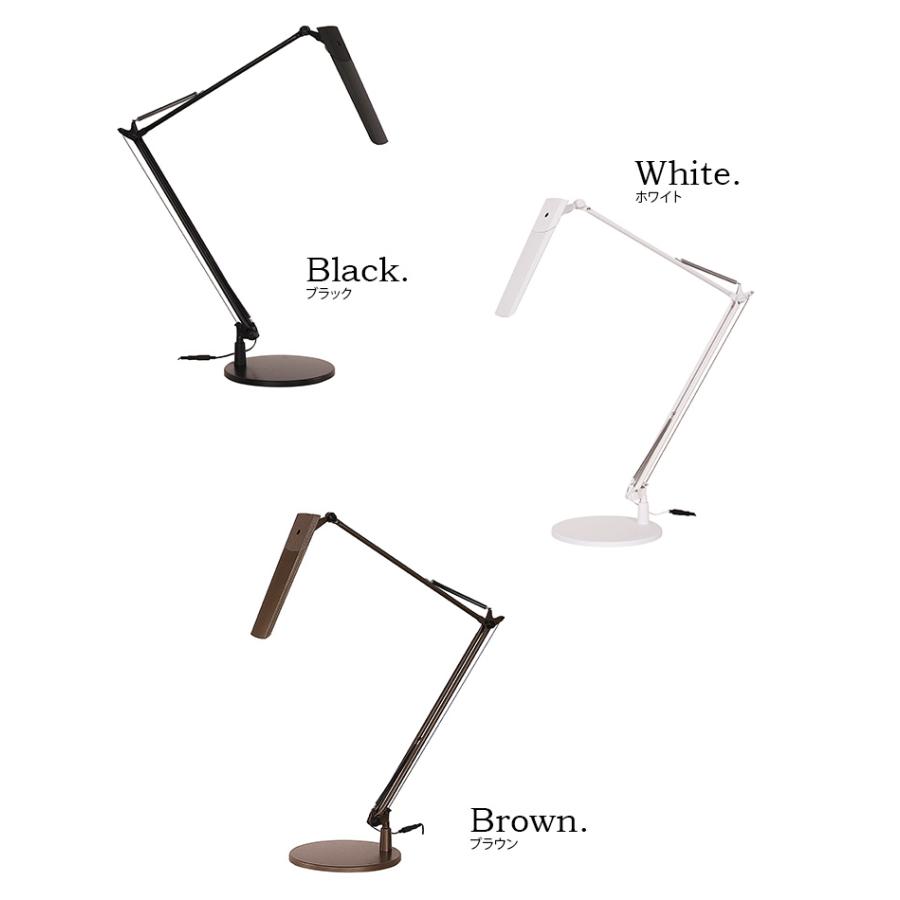 LEDデスクライト LED ブラック ホワイト ブラウン シンプル リビング ダイニング おしゃれ 照明 間接照明 レディックエグザームディーバ LEX-966 | ブランド登録なし | 01