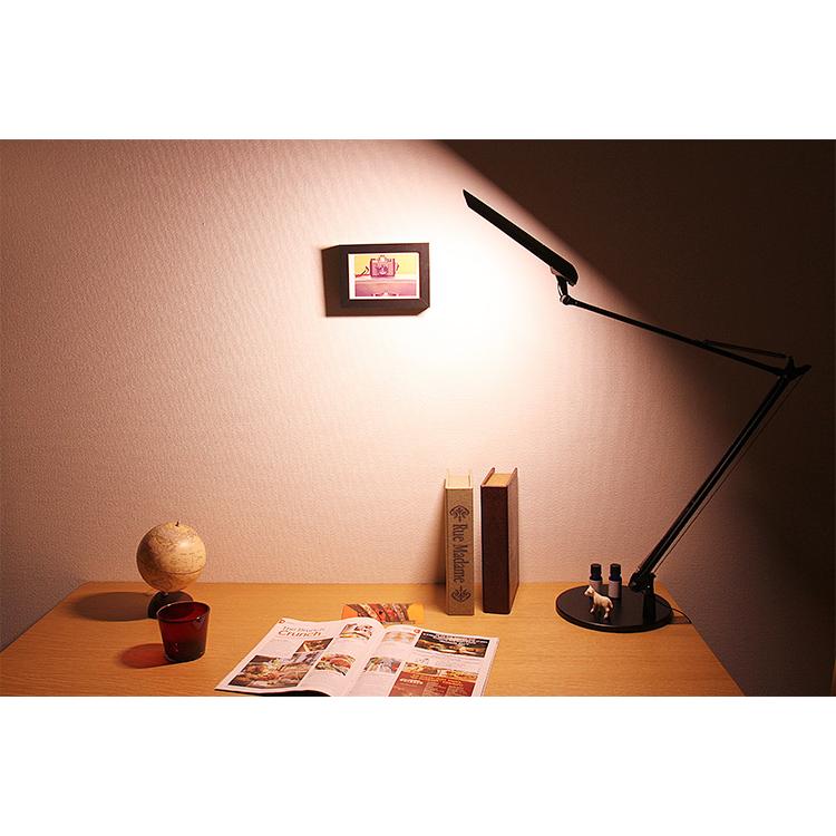 LEDデスクライト LED ブラック ホワイト ブラウン シンプル リビング ダイニング おしゃれ 照明 間接照明 レディックエグザームディーバ LEX-966 | ブランド登録なし | 06