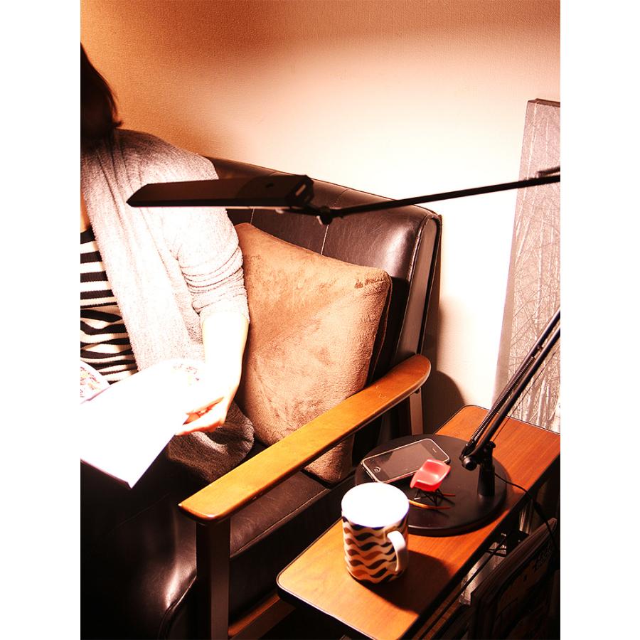 LEDデスクライト LED ブラック ホワイト ブラウン シンプル リビング ダイニング おしゃれ 照明 間接照明 レディックエグザームディーバ LEX-966 | ブランド登録なし | 07