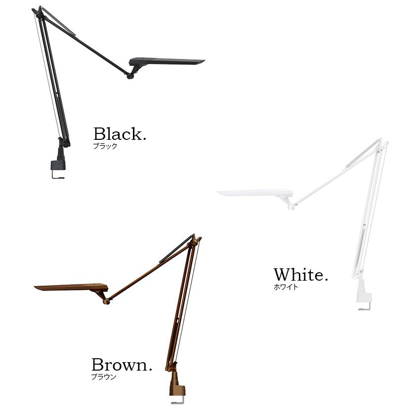 LEDデスクライト LED ブラック ホワイト ブラウン おしゃれ シンプル 照明 間接照明 リビング ダイニング レディックエグザームディーバ LEX-966 | ブランド登録なし | 01