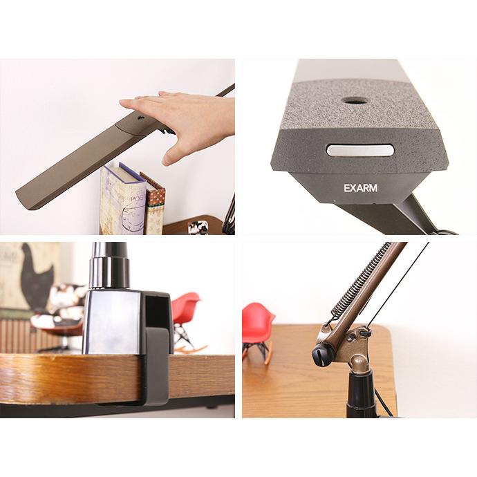 LEDデスクライト LED ブラック ホワイト ブラウン おしゃれ シンプル 照明 間接照明 リビング ダイニング レディックエグザームディーバ LEX-966 | ブランド登録なし | 03