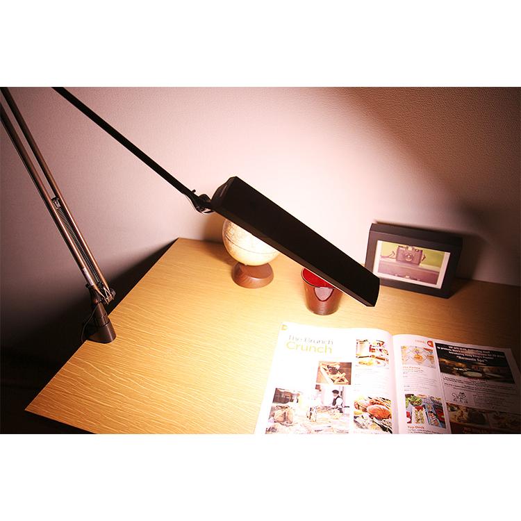 LEDデスクライト LED ブラック ホワイト ブラウン おしゃれ シンプル 照明 間接照明 リビング ダイニング レディックエグザームディーバ LEX-966 | ブランド登録なし | 07