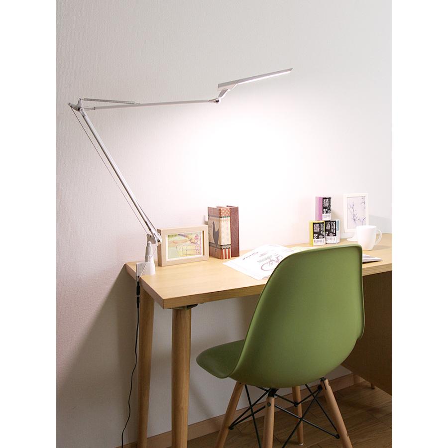 LEDデスクライト LED ブラック ホワイト ブラウン おしゃれ シンプル 照明 間接照明 リビング ダイニング レディックエグザームディーバ LEX-966 | ブランド登録なし | 08