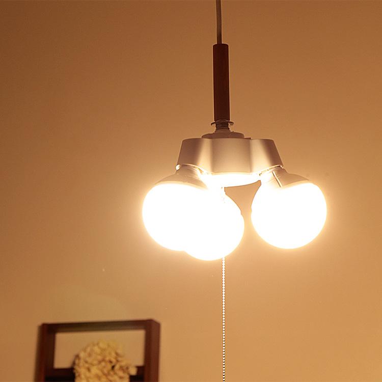 3灯 ソケットコード 100cm 照明器具 天井照明 コードセット LED
