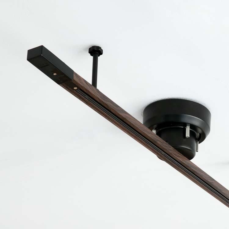 ライティングレール 1m 木目調 ダクトレール インテリアダクト