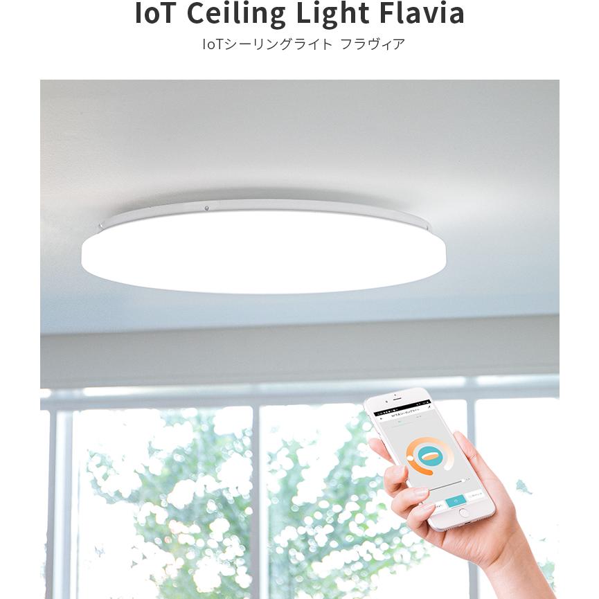 LEDシーリングライト おしゃれ led 6畳 フラヴィア リモート リモコン