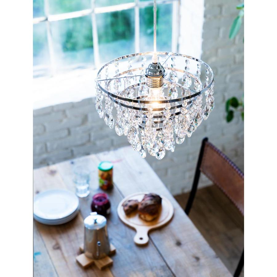 ペンダントライト おしゃれ 照明 照明器具 シャンデリア 1灯 ガラス 間接照明 カフェ ダイニング リビング キッチン  姫系 レディーン 食卓 LED 対応 | ブランド登録なし | 10