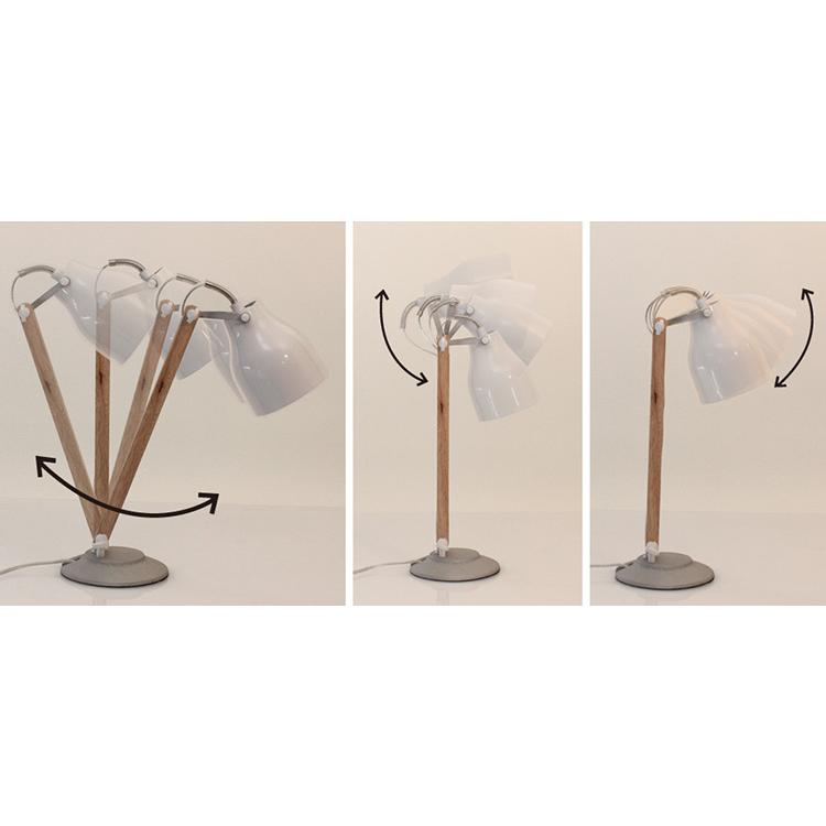 デスクライト 木製 和モダン 和風 シンプル ナチュラル 寝室 ファルン デスクランプ Falun desk lamp ディクラッセ DI ClASSE | DI CLASSE | 03