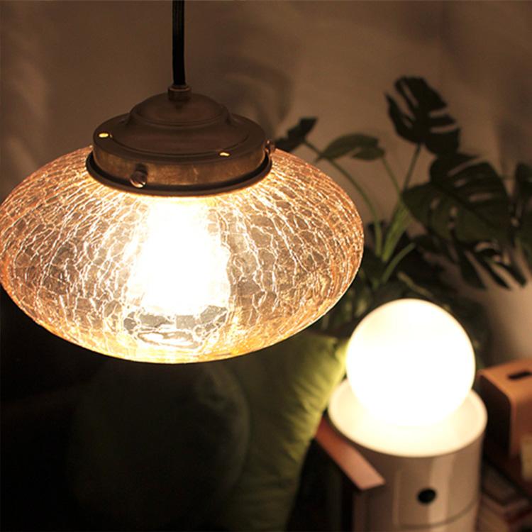 ペンダントライト 送料無料 1灯 和風 和室 寝室 キッチン ダイニング 食卓 インテリア照明 天井照明 レトロ 大正ロマン クリア 照明器具 蜜柑 Mikan ミカンひび Cu Mikan ライト 照明のbeaubelle ボーベル 通販 Yahoo ショッピング
