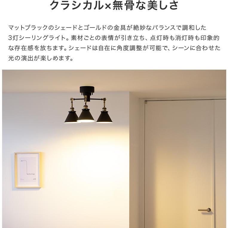 シーリングライト 3灯 EXS-015 照明器具 6畳 おしゃれ 照明 led 対応