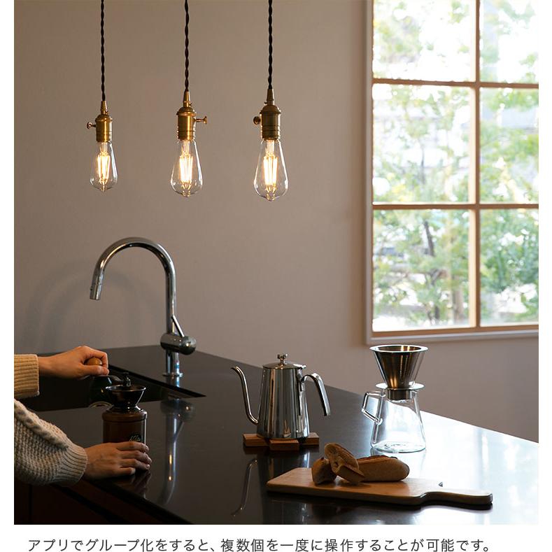スマートLED電球 エジソン電球 調光 E26口金 スマホ操作 TOLIGO