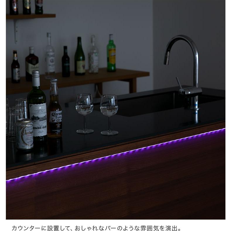 LEDテープライト RGB 調光調色機能付き バー風 ゲーミング 装飾 インテリア ライティング テープライト おしゃれ 北欧 間接照明 照明 電気 TOLIGO トリゴ | ブランド登録なし | 14