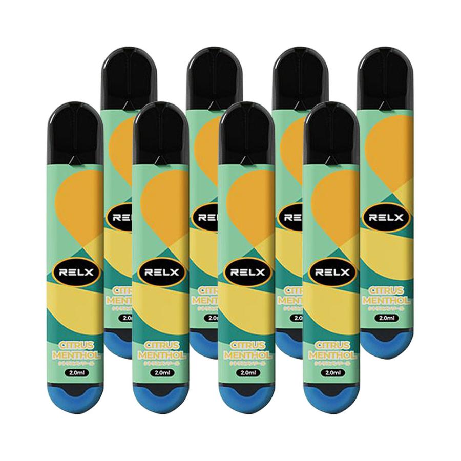 8本セット RELX 電子シーシャ シトラスメンソール CITRUS MENTHOL 