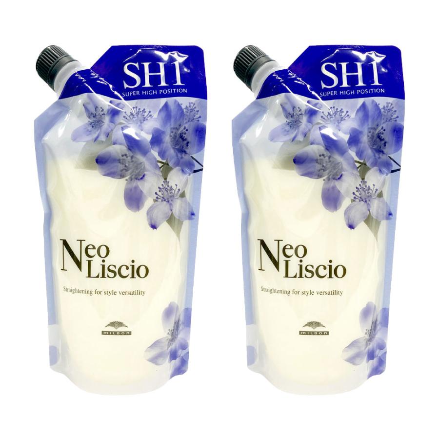 2個セット ミルボン ネオリシオ SH 1剤 400g milbon ストレート剤 縮毛 