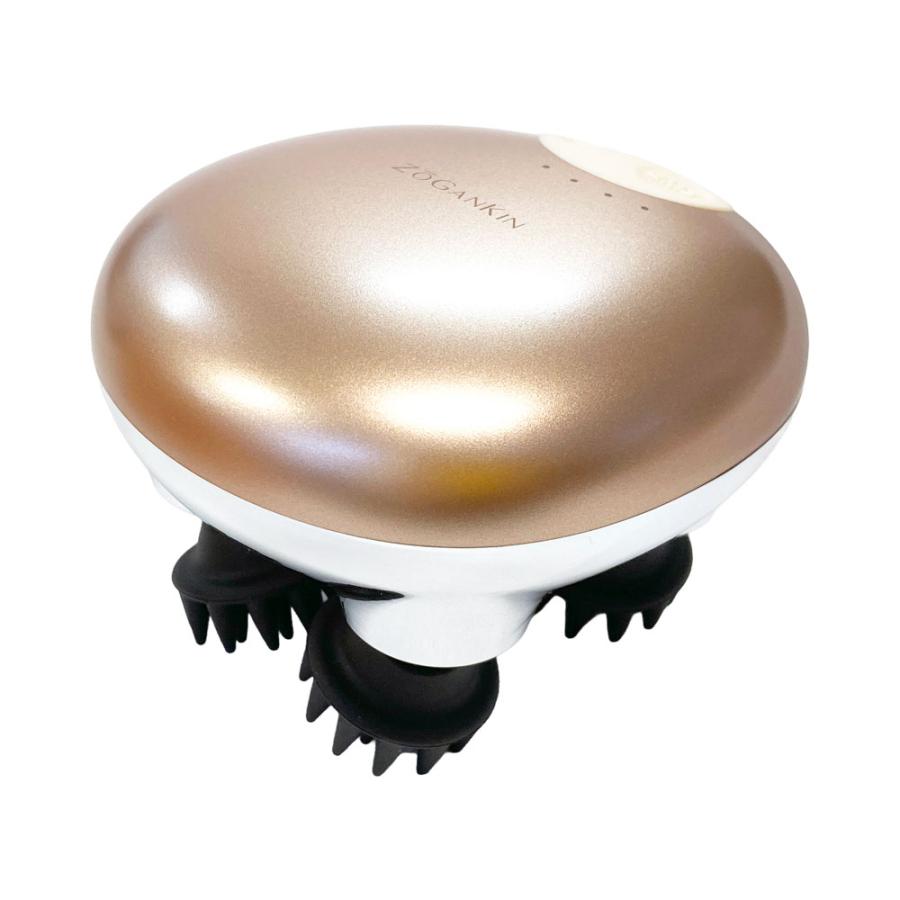 ZōGanKin 充電式スカルプブラシ ゴールド ゾーガンキン スカルプ CLZ-KS ZOGANKIN SCALP スカルプブラシ 頭皮