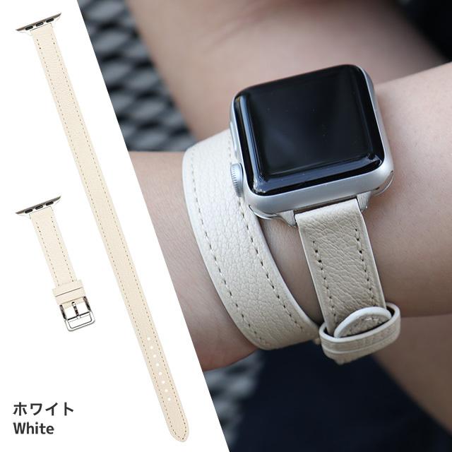 Apple Watch バンド Series Ultra3 Ultra2 Ultra SE3 SE2 SE 11 10 9 8 7 6 5 4 3 2 1 38 40 41 42 44 45 46 49mm クリスプゴートレザー 山羊革 ベルト ロングの画像