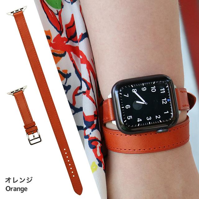 Apple Watch バンド ベルト Series Ultra2 9 8 7 SE 38 40 41 42 44 45 49mm 栃木レザー 本革 レザーベルト 女性 革ベルト 時計ベルト ロング｜beaute-shop｜09