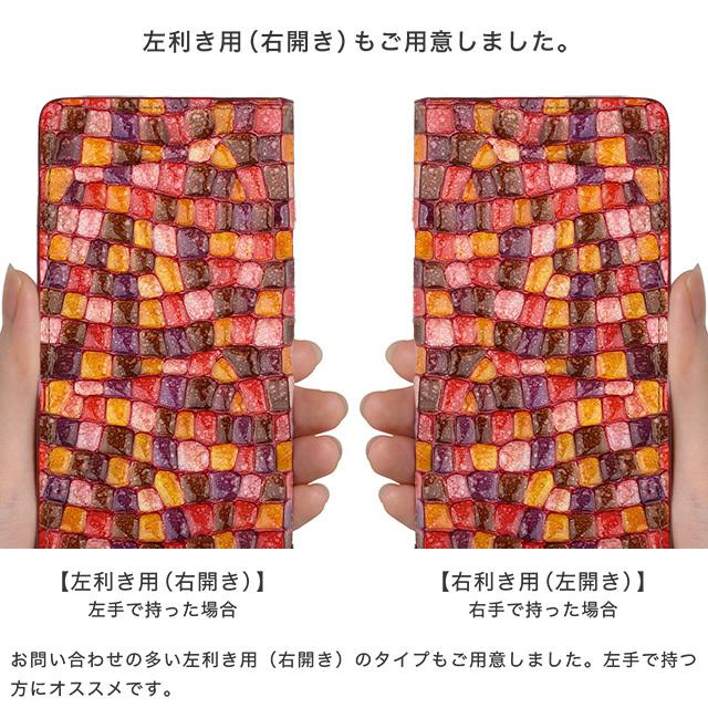 GALAXY S24 S23 Ultra S22 A55 A54 FE S21 ギャラクシー エッジ ケース スマホケース イタリアンレザー エナメルレザー 手帳型 モネ｜beaute-shop｜17