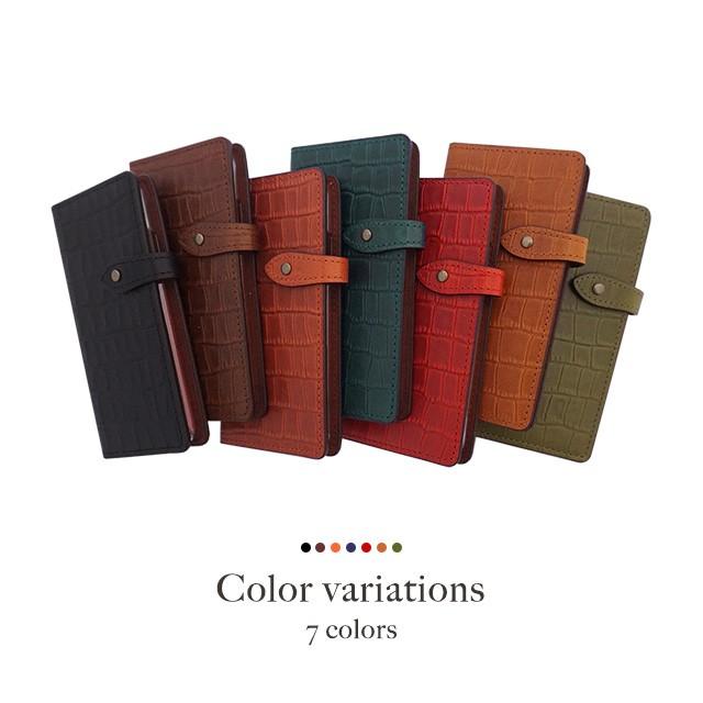 栃木レザー スマホケース iPhone 17 ケース Air Pro Max 16 Plus 16e 15 14 SE 第三世代 13 12 11 8 7 iPhoneケース クロコダイル柄 手帳型 本革 | Apple | 02