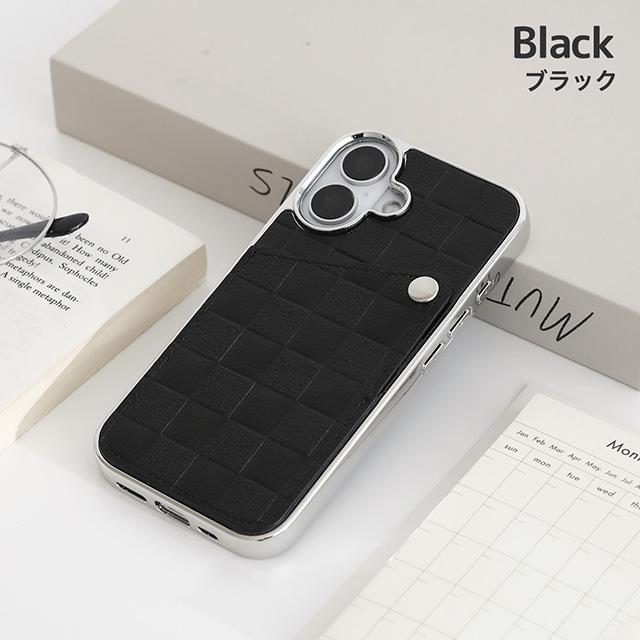 iPhone 17 ケース Air Pro Max 17e チェスパターンレザー 本革 チェス