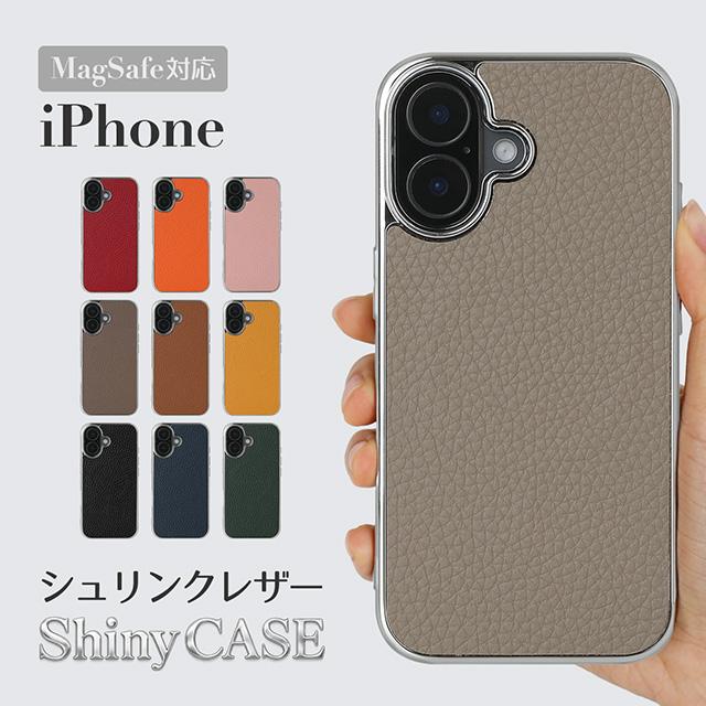 iPhone 17 ケース Air Pro Max 17e MagSafe対応 シュリンクレザー 本革