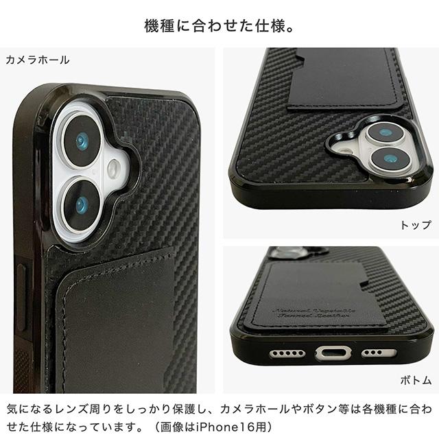 iPhone 17 ケース Air Pro Max 17e カーボンレザー カードポケット