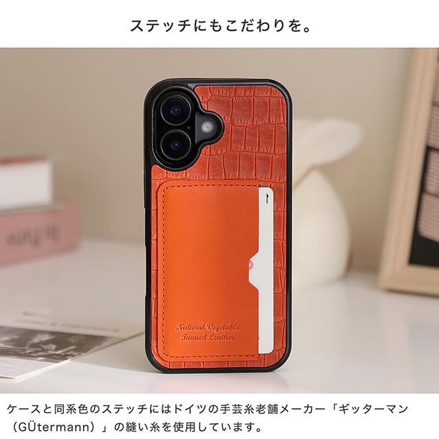 iPhone 17 ケース Air Pro Max 17e 栃木レザー 本革 クロコダイル