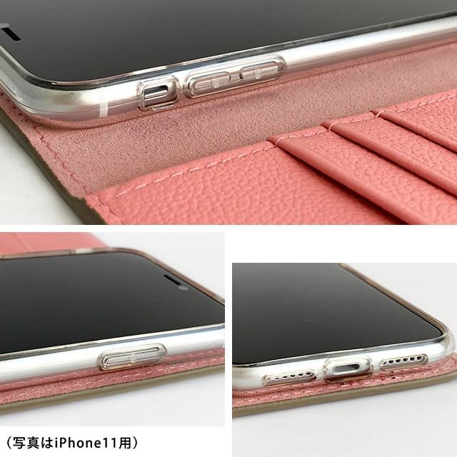 iPhone15 ケース 15Pro Max Plus iPhone 14 13 SE 第三世代 12 11 8 7 XR 11Pro Max ケース iPhoneケース 手帳型 本革 フルグレインレザー インナーカラー｜beaute-shop｜17